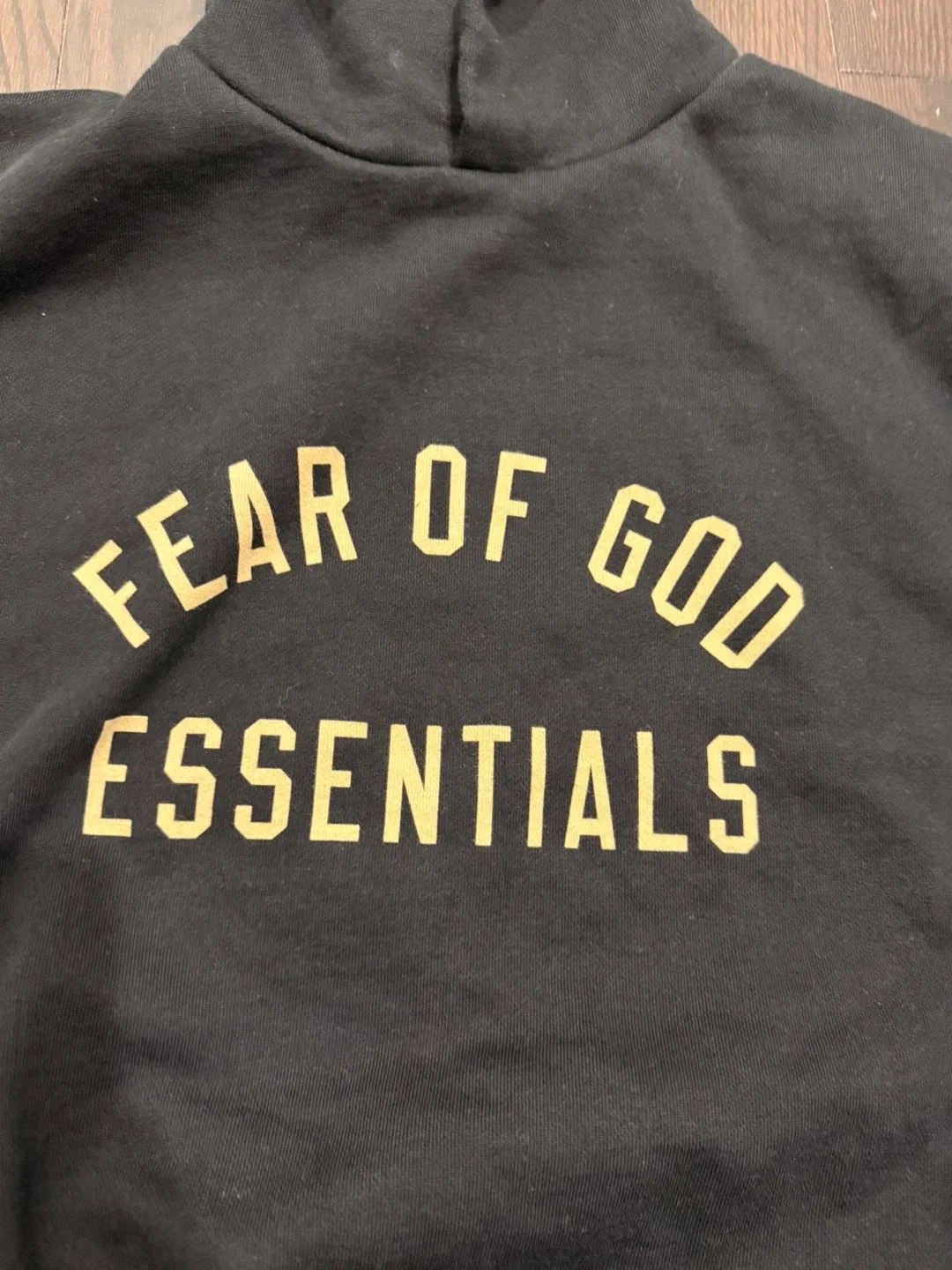Fear of God Essentials Fleece Hoodie - Black, XS image indicator(5)