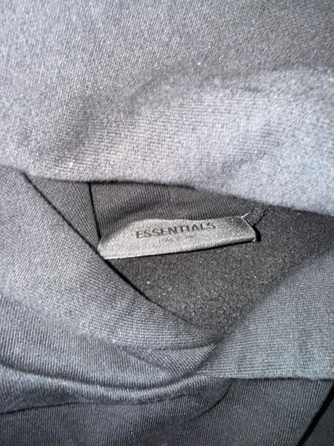 Fear of God Essentials Fleece Hoodie - Black, XS image indicator(6)