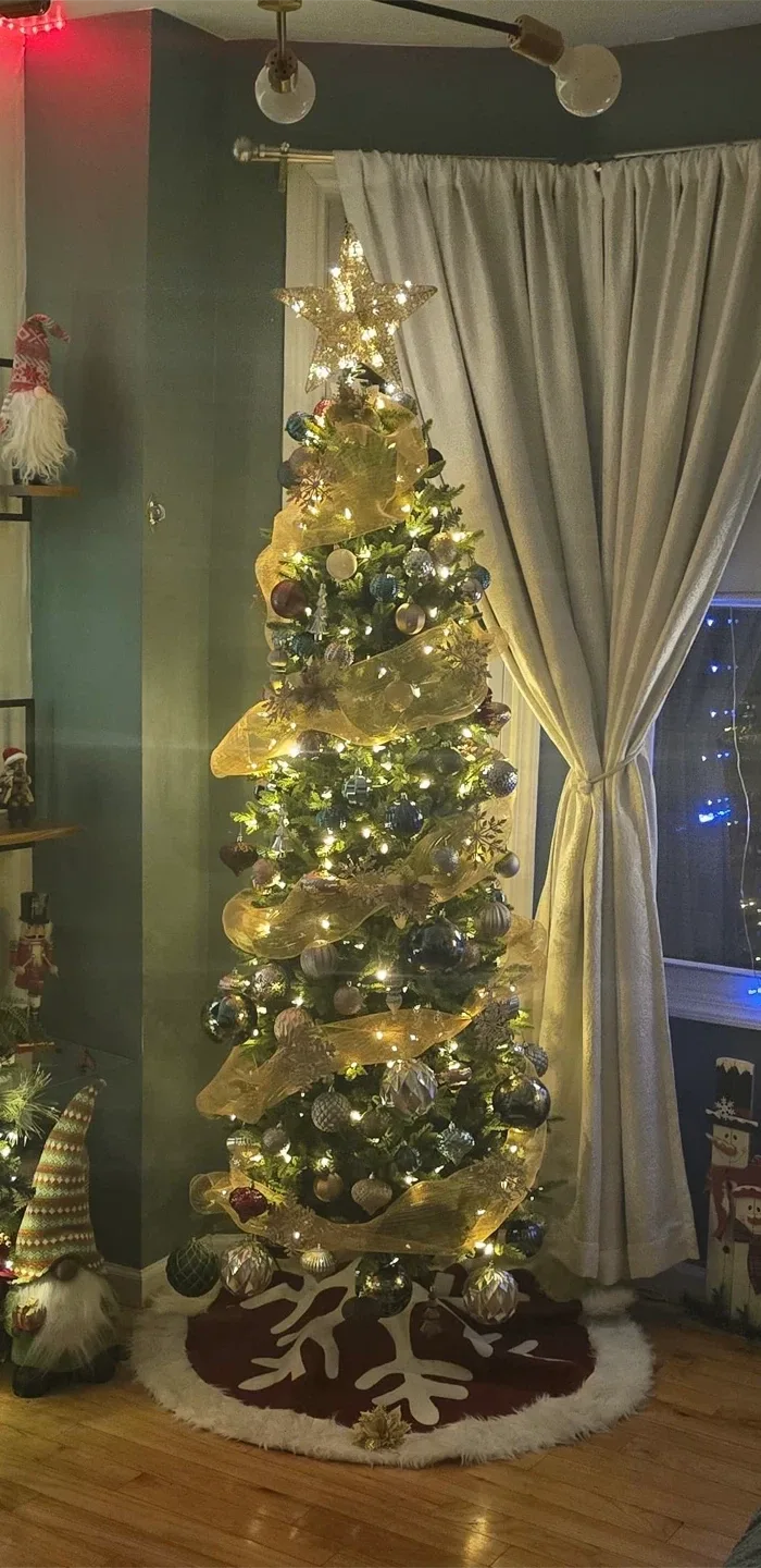 84" Pre-Lit Artificial Christmas Tree image indicator(5)