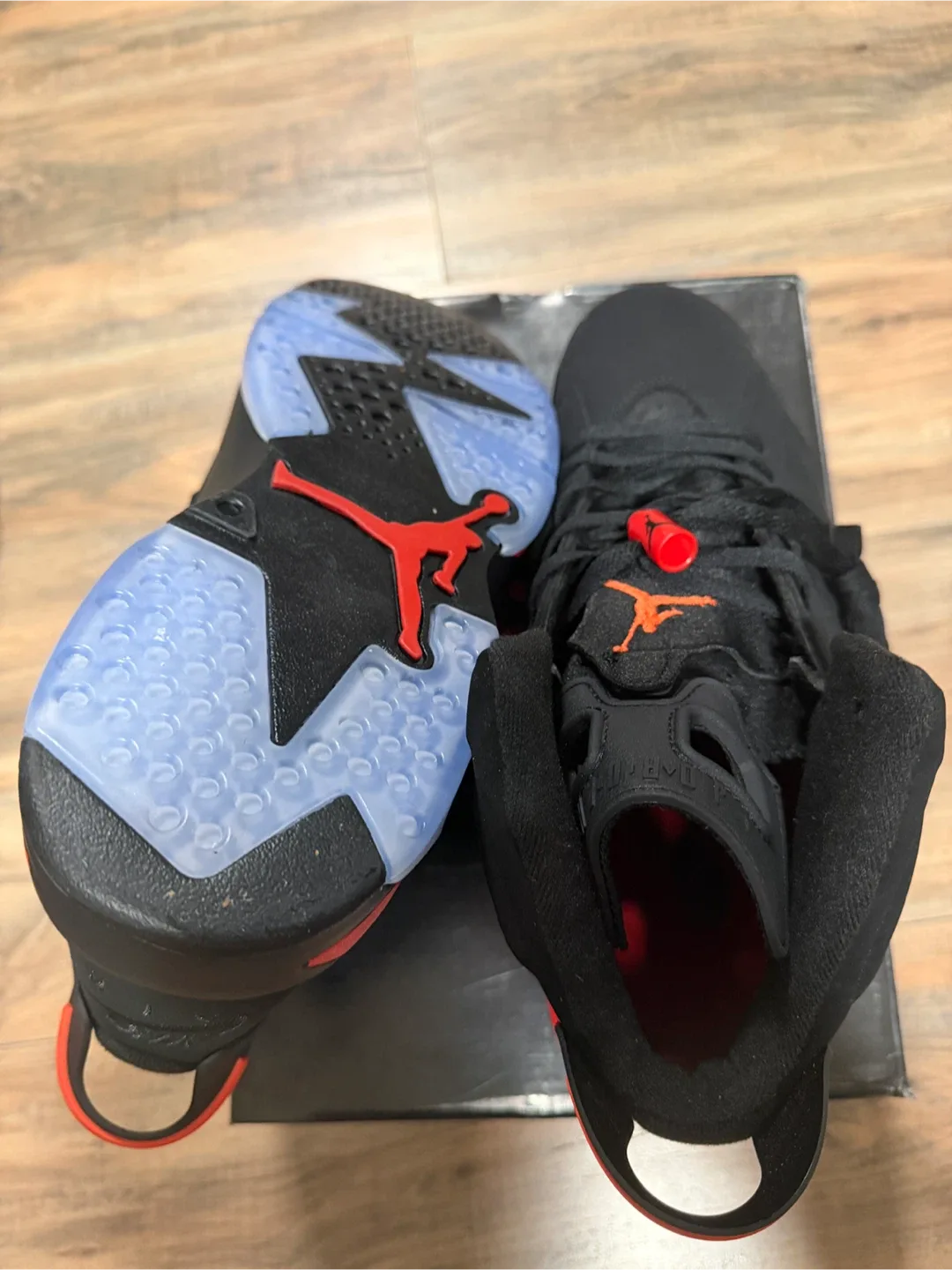 Nike Air Jordan 6 Retro Black Infrared, with box image indicator(6)