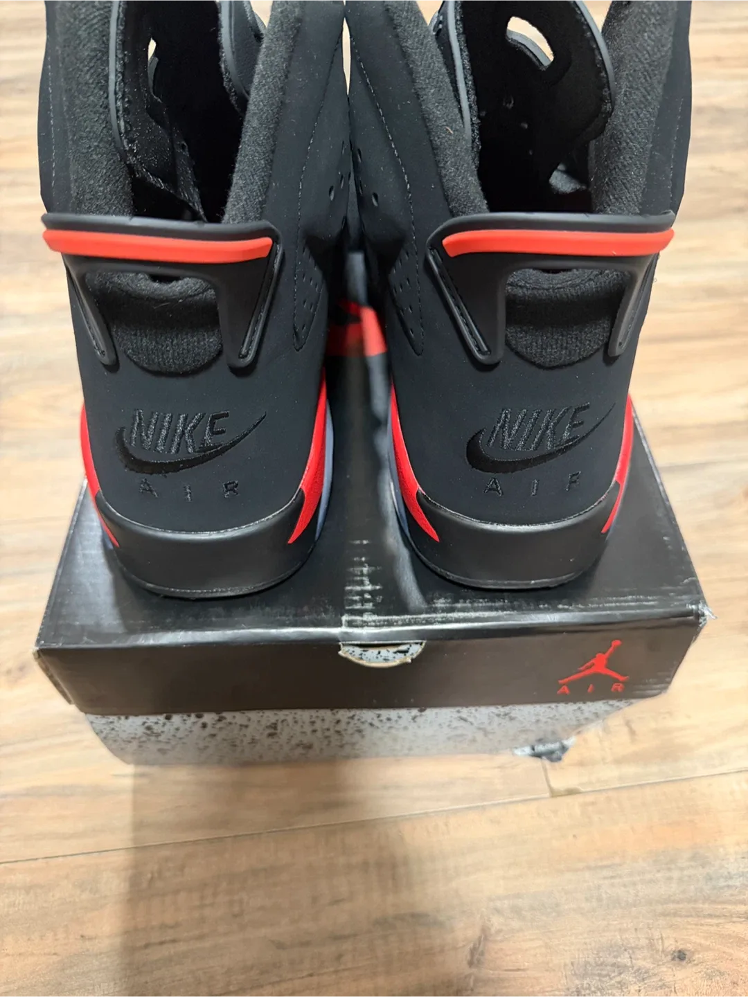 Nike Air Jordan 6 Retro Black Infrared, with box image indicator(4)