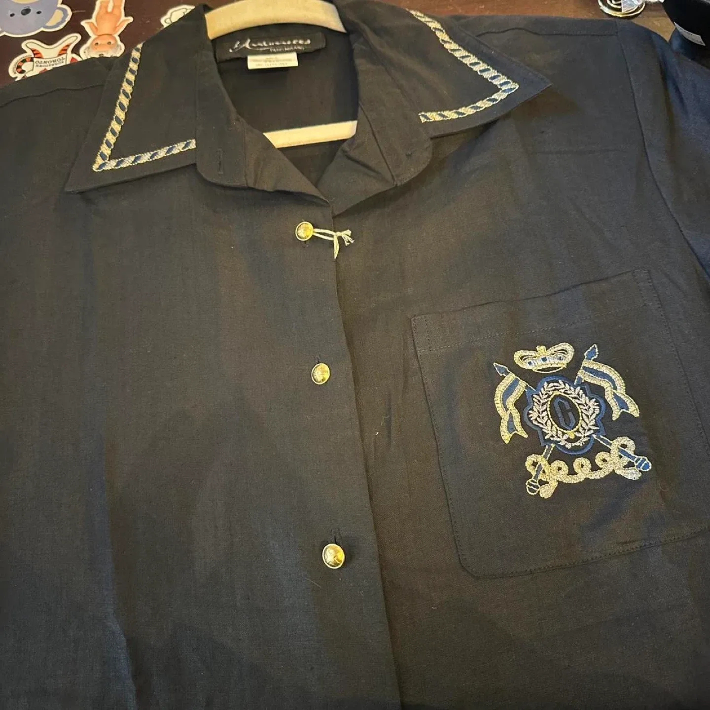 Black Button-Down Shirt image indicator(4)