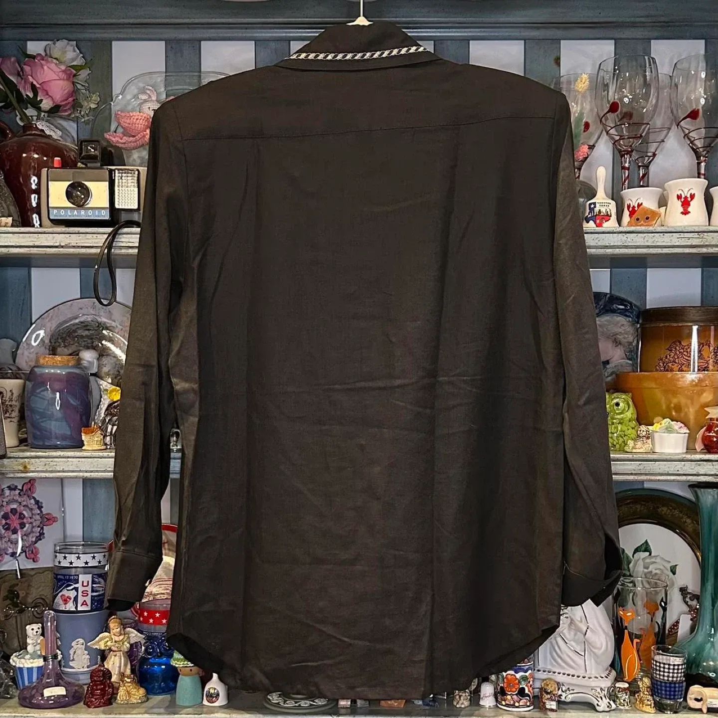 Black Button-Down Shirt image indicator(2)