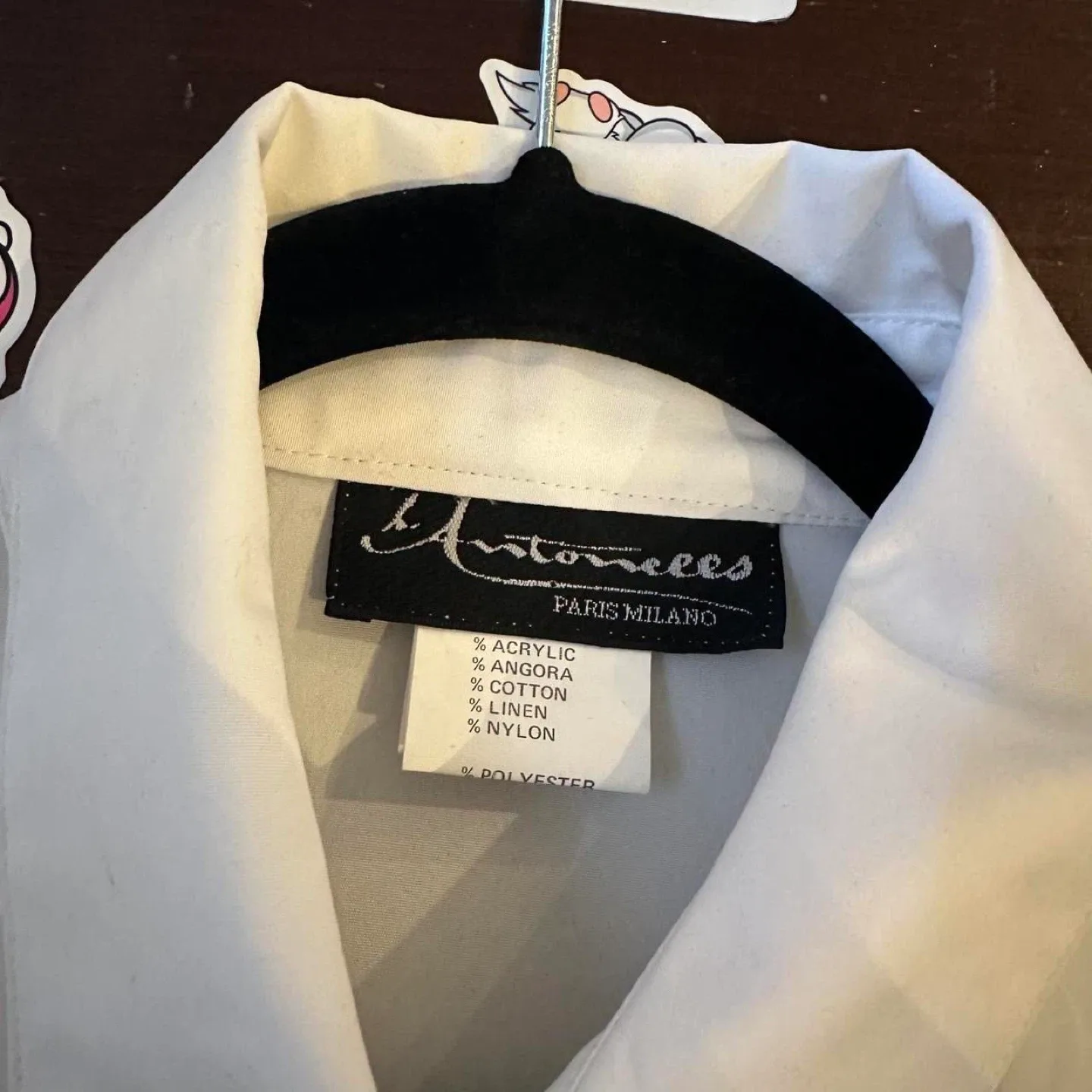 White Graphic Blouse image indicator(5)