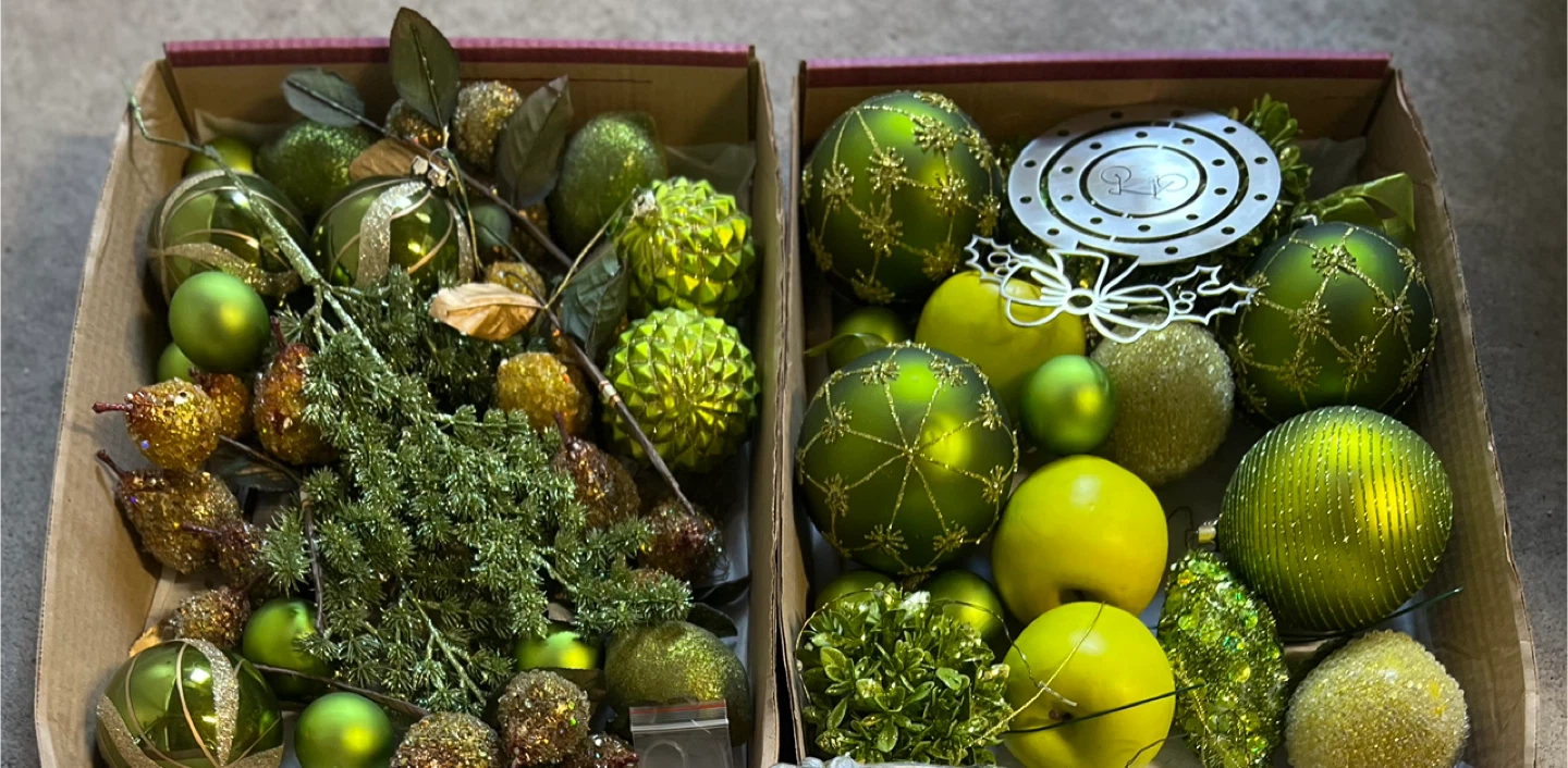 Christmas Ornaments - Green