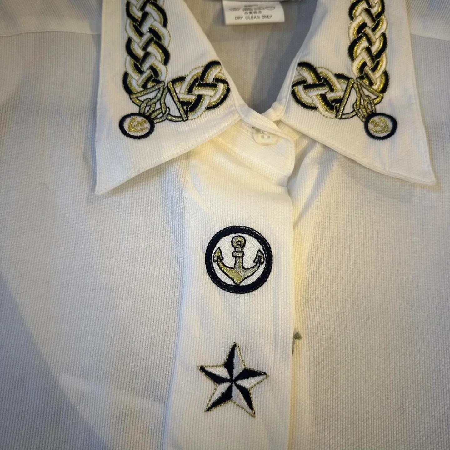 Regreta Italy White Embroidered Shirt image indicator(4)
