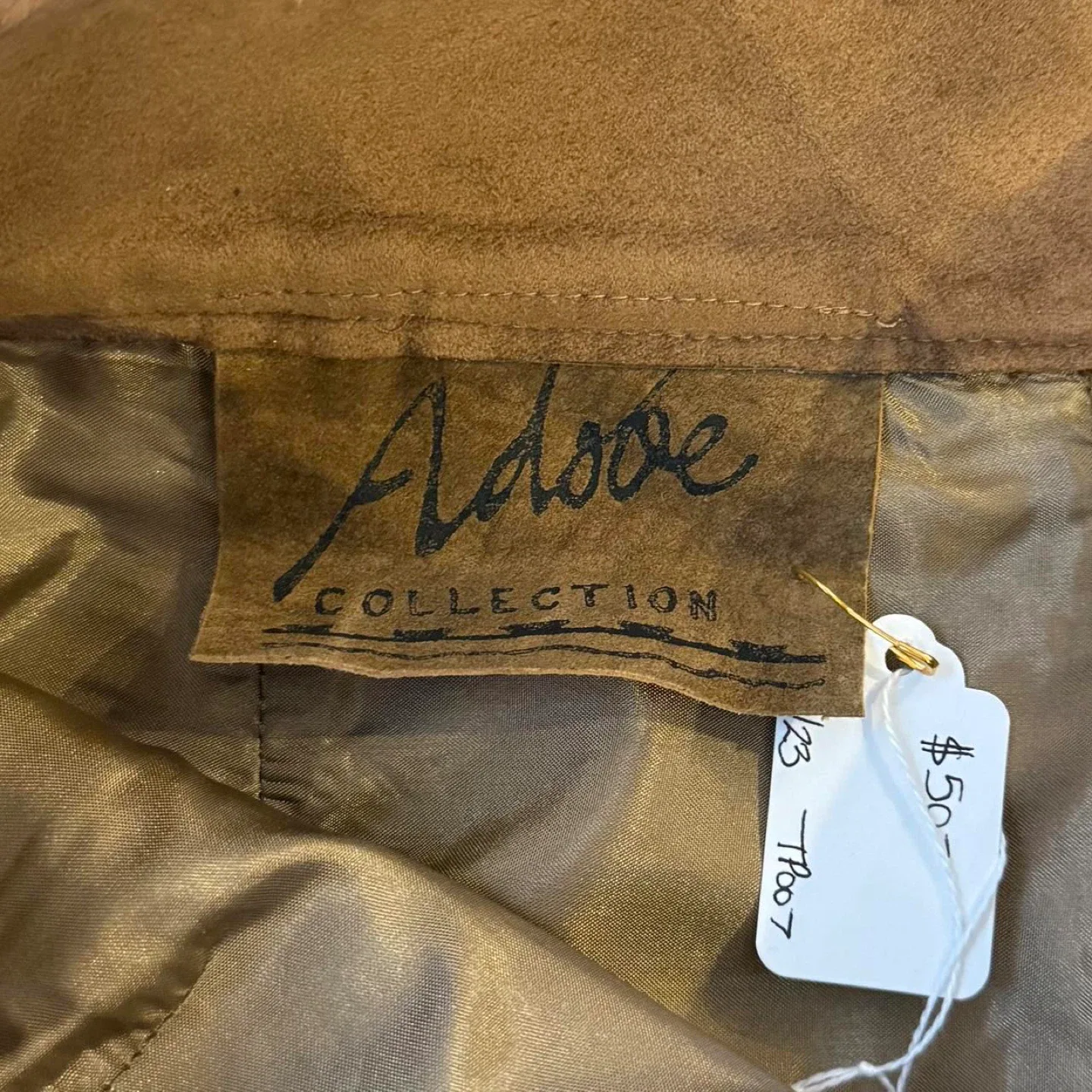 Adobe Collection Brown Suede Skirt image indicator(4)