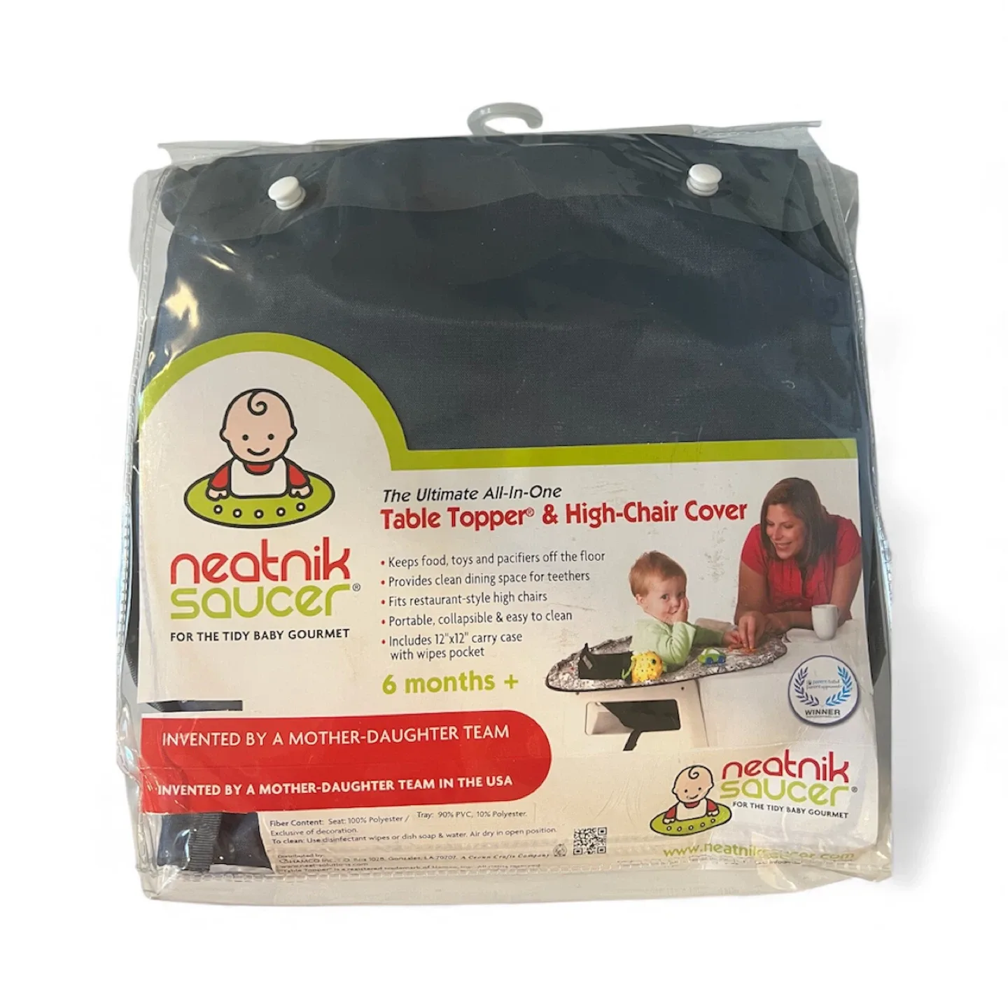 Neatnik Saucer Table Topper & High-Chair Cover