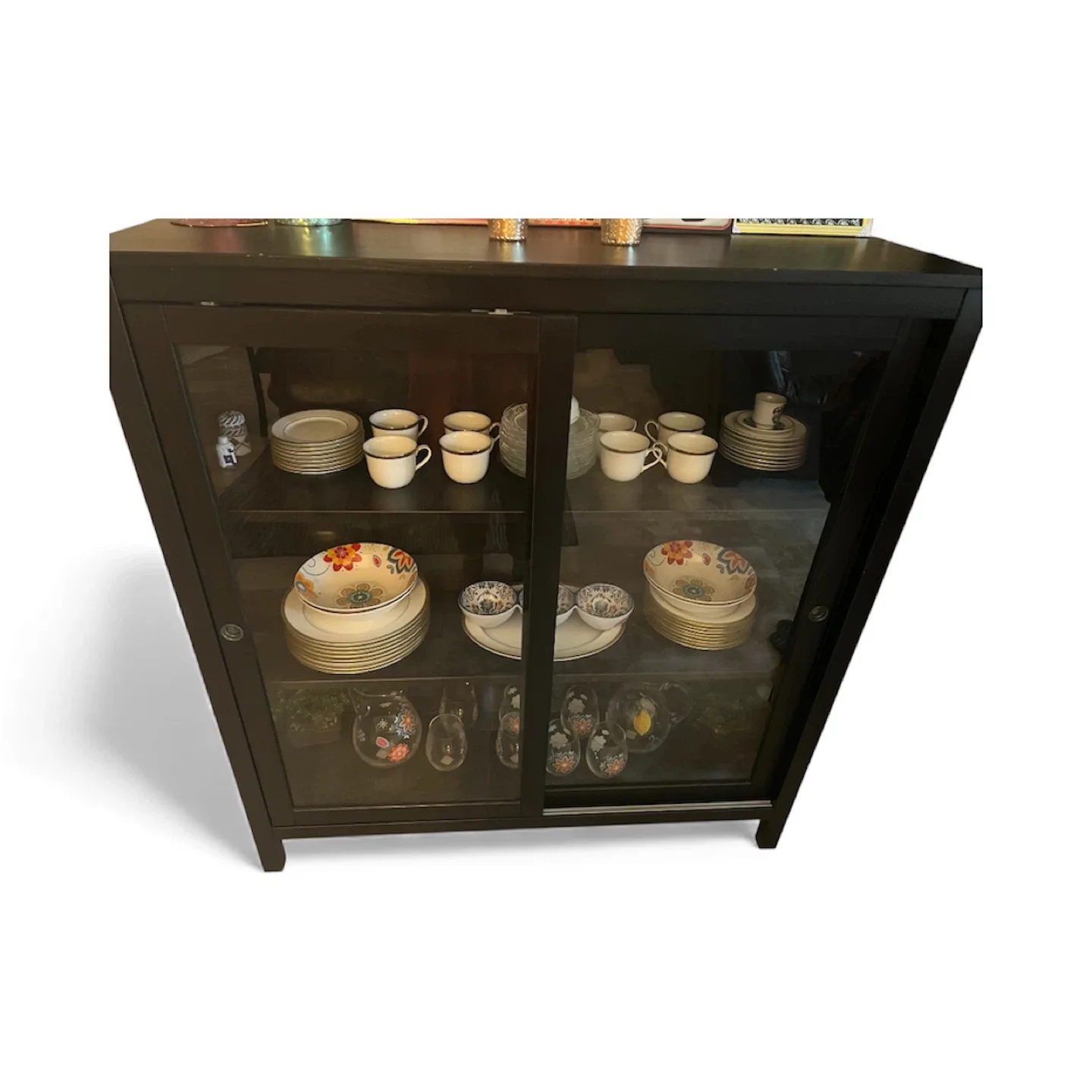 Brown Display Cabinet
