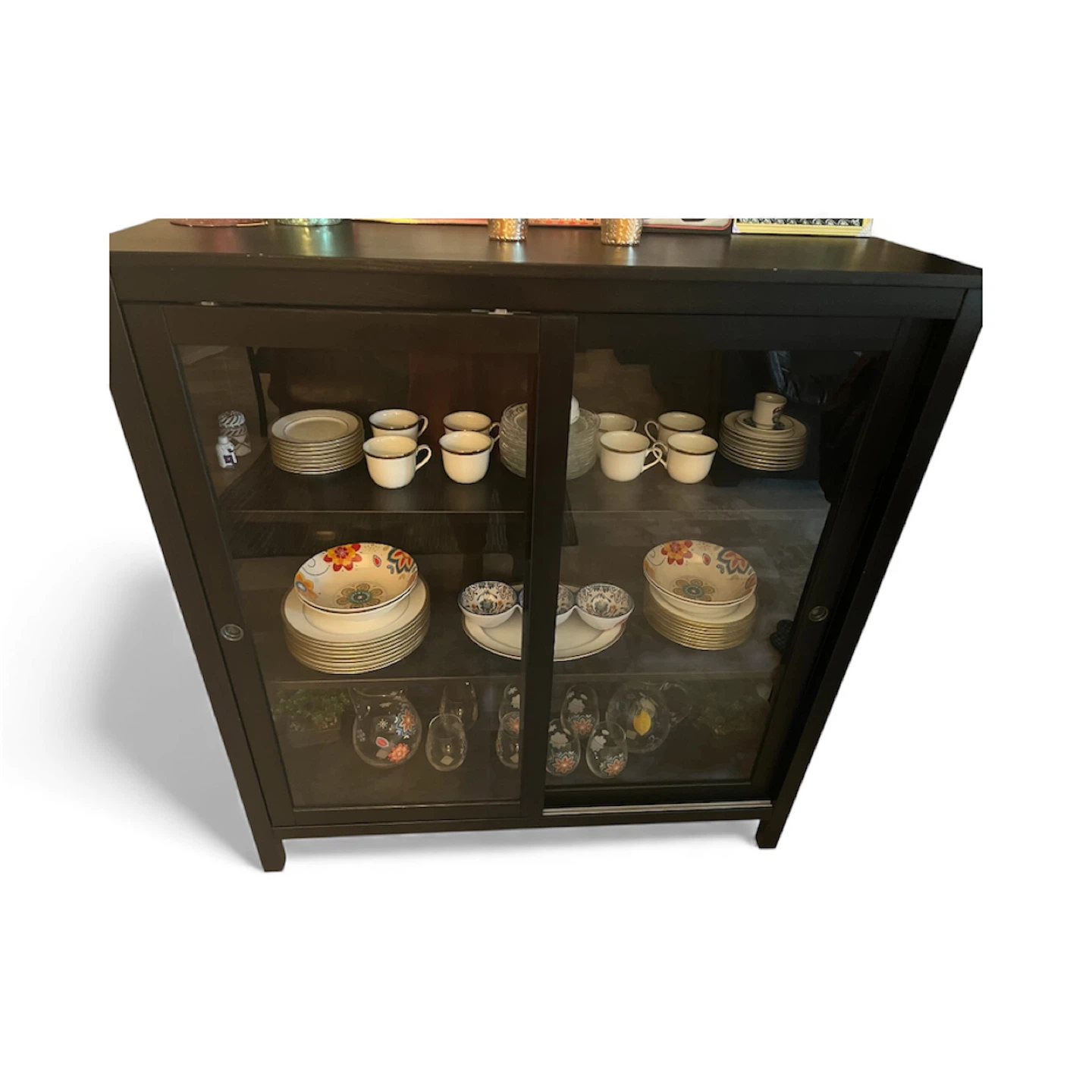 Brown Display Cabinet - photo 2