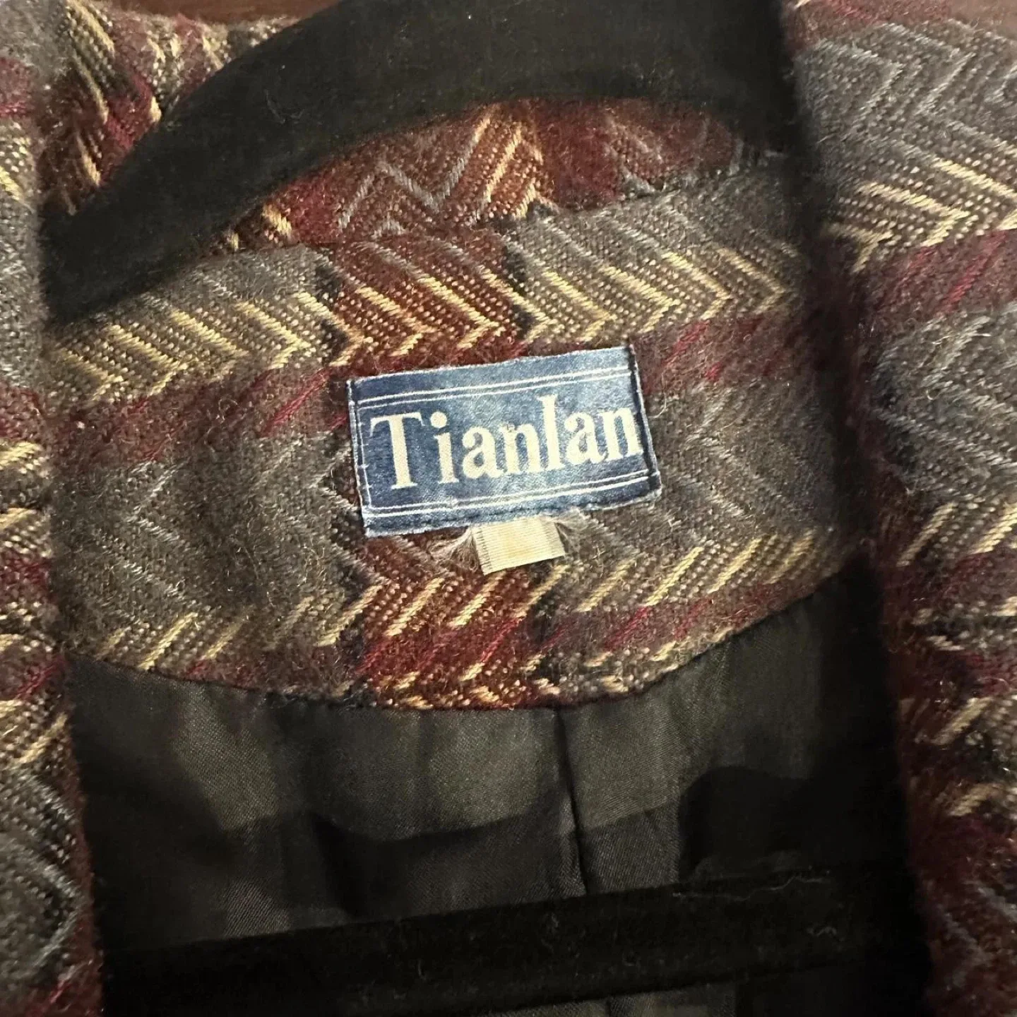 Tianlan Plaid Blazer image indicator(3)