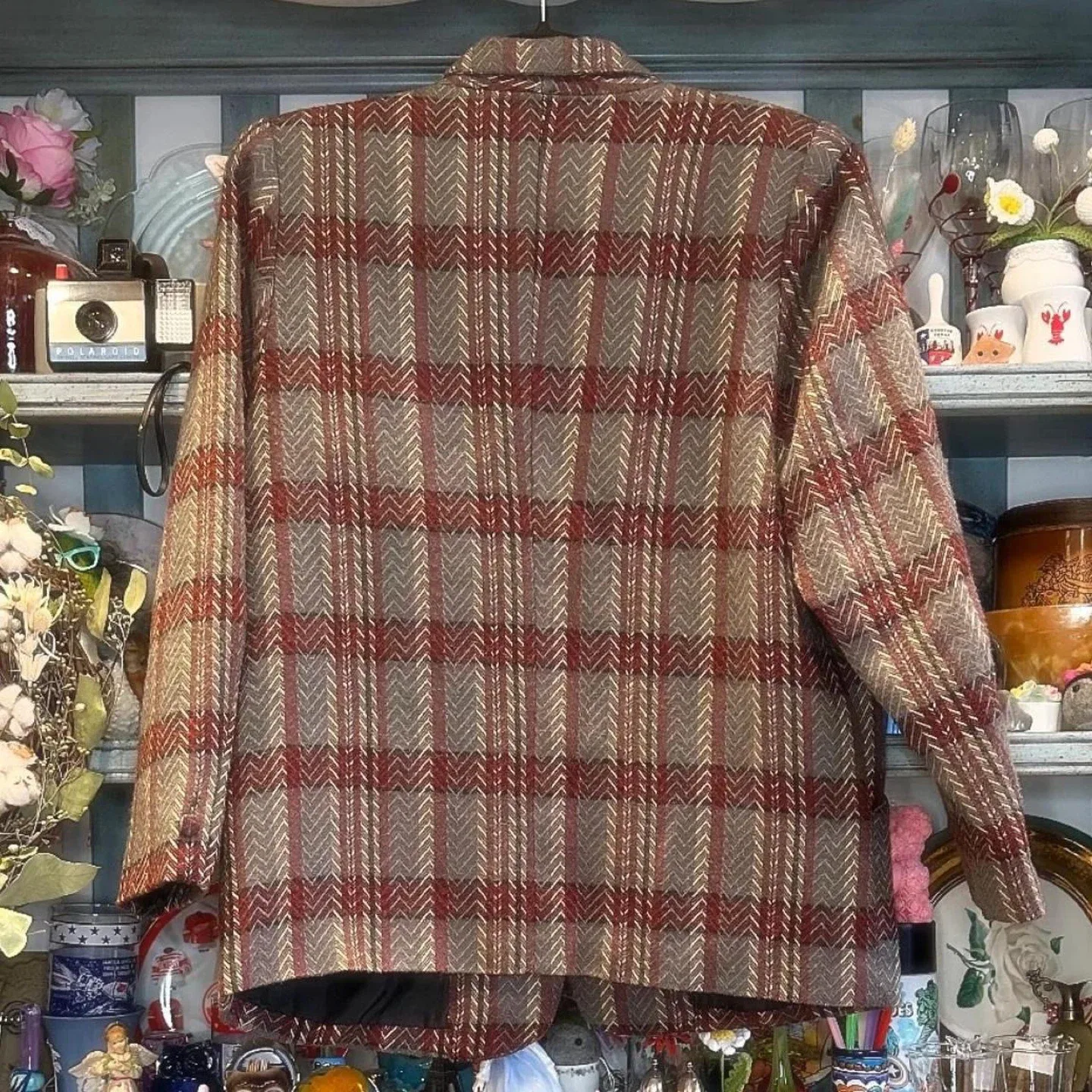 Tianlan Plaid Blazer image indicator(2)