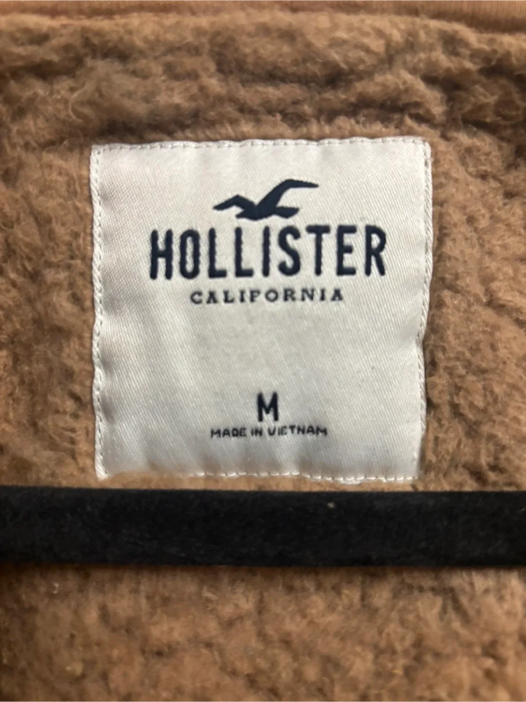 Hollister California Teddy Fleece Hoodie- Size M image indicator(2)