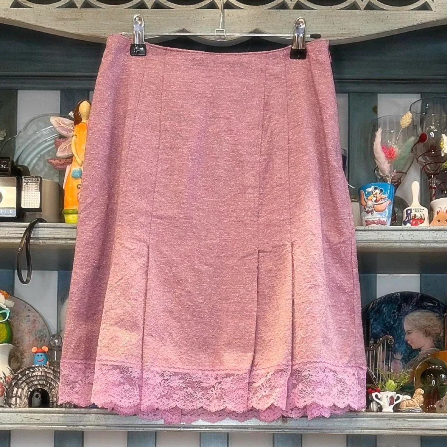 Rebecca Taylor Pink Lace Skirt - Size 2