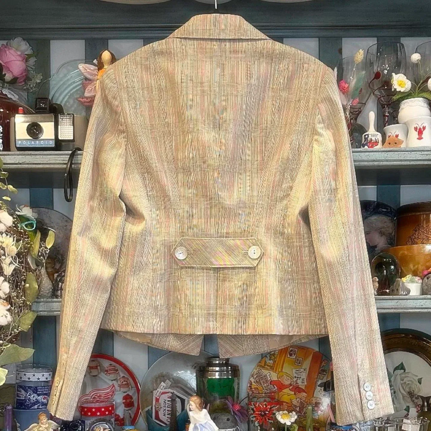 Laundry by Shelli Segal Plaid Blazer - Size 4 image indicator(2)