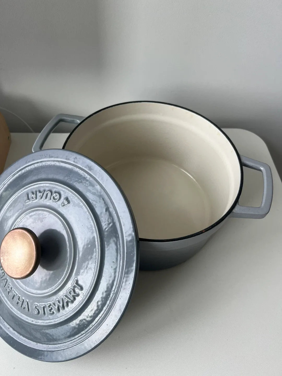 4QT Dutch Oven, Martha Stewart, gray image indicator(2)