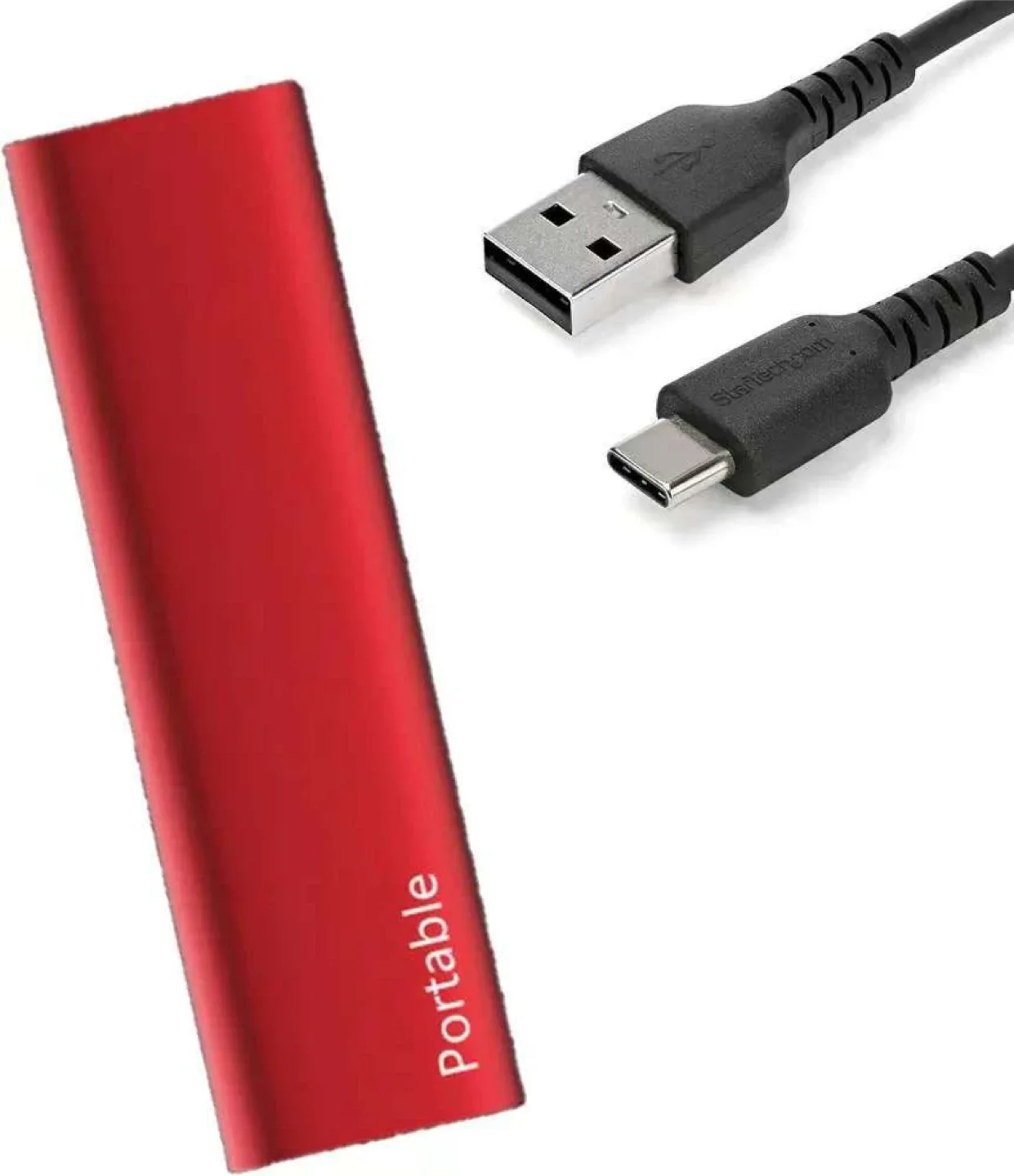 New SHL-R320 128TB Portable SSD - Red