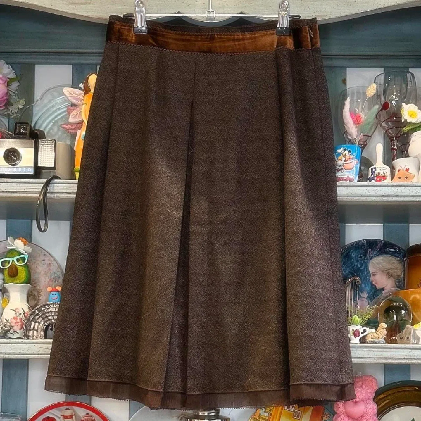 Elie Tahari Brown Skirt image indicator(2)