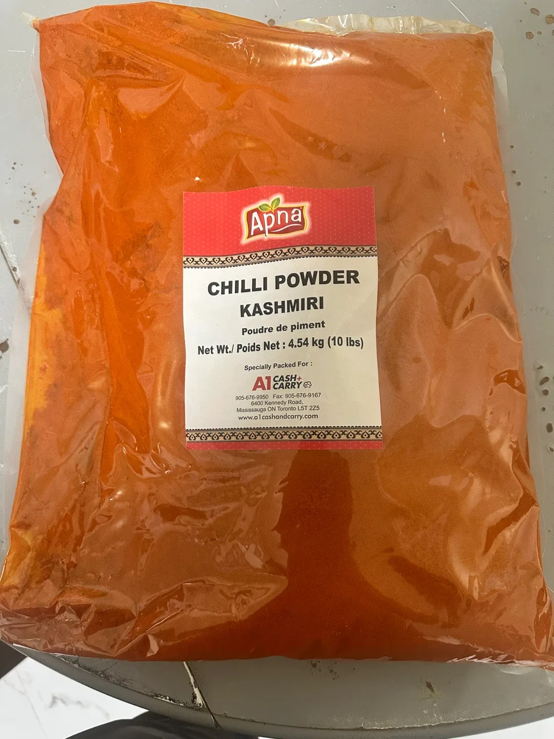 Apna Kashmiri Chilli Powder - 4.54 kg