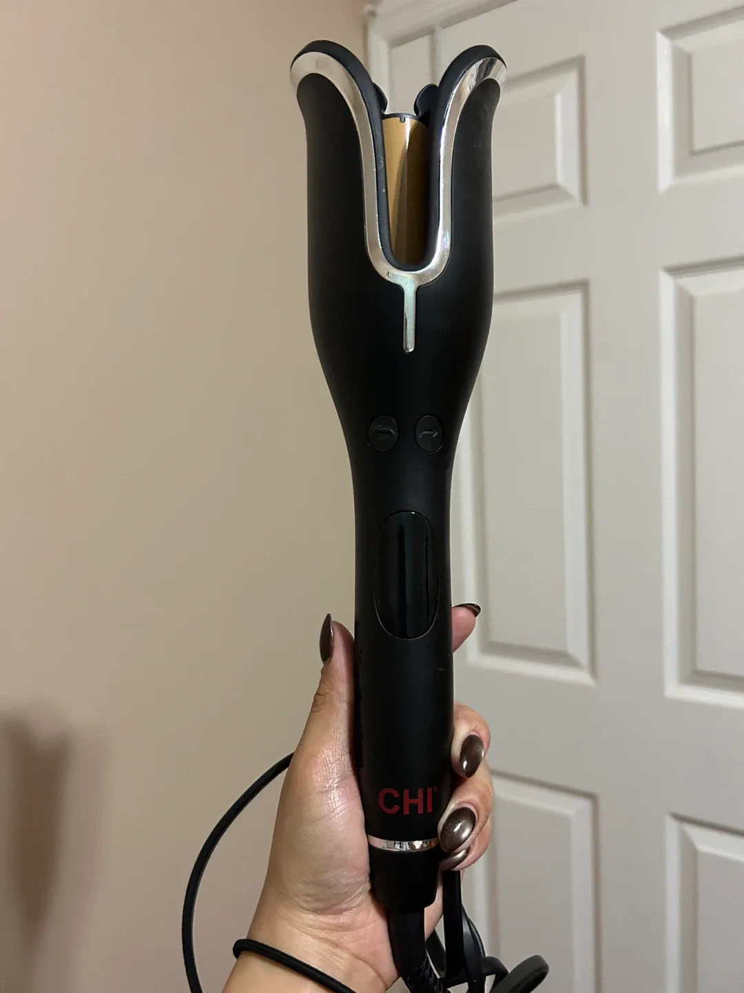 CHI Spin N Curl Ceramic Rotating Curler - Black