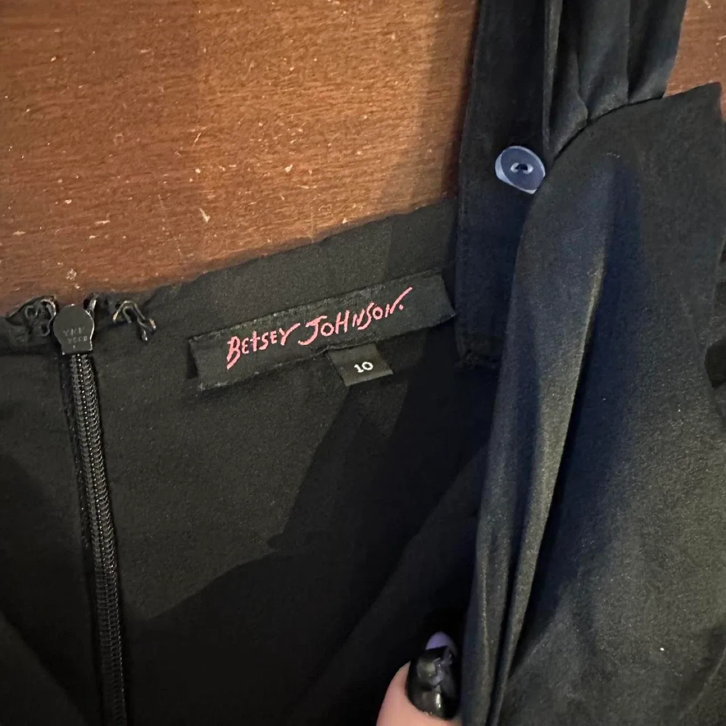 Betsey Johnson Black Dress - Size 10 image indicator(3)