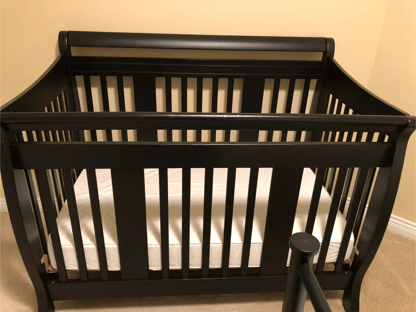 Black Baby Crib