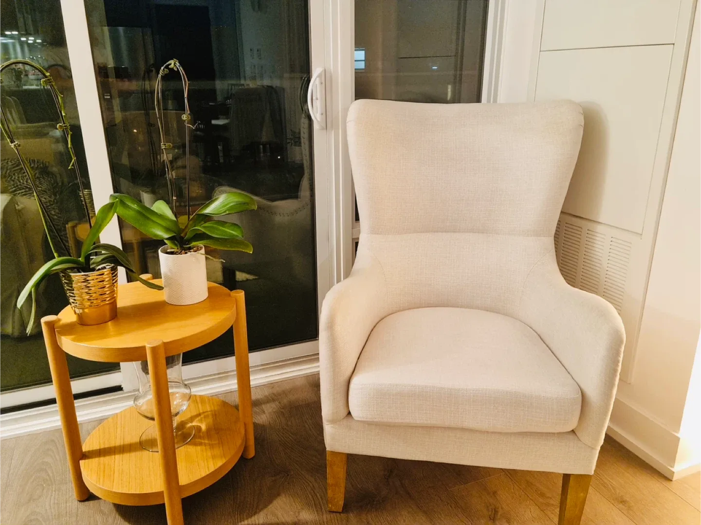 Beige Armchair - Accent Chair