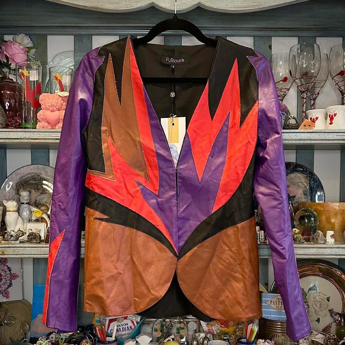 Furious Fur Leather Jacket - Size Small image indicator(2)