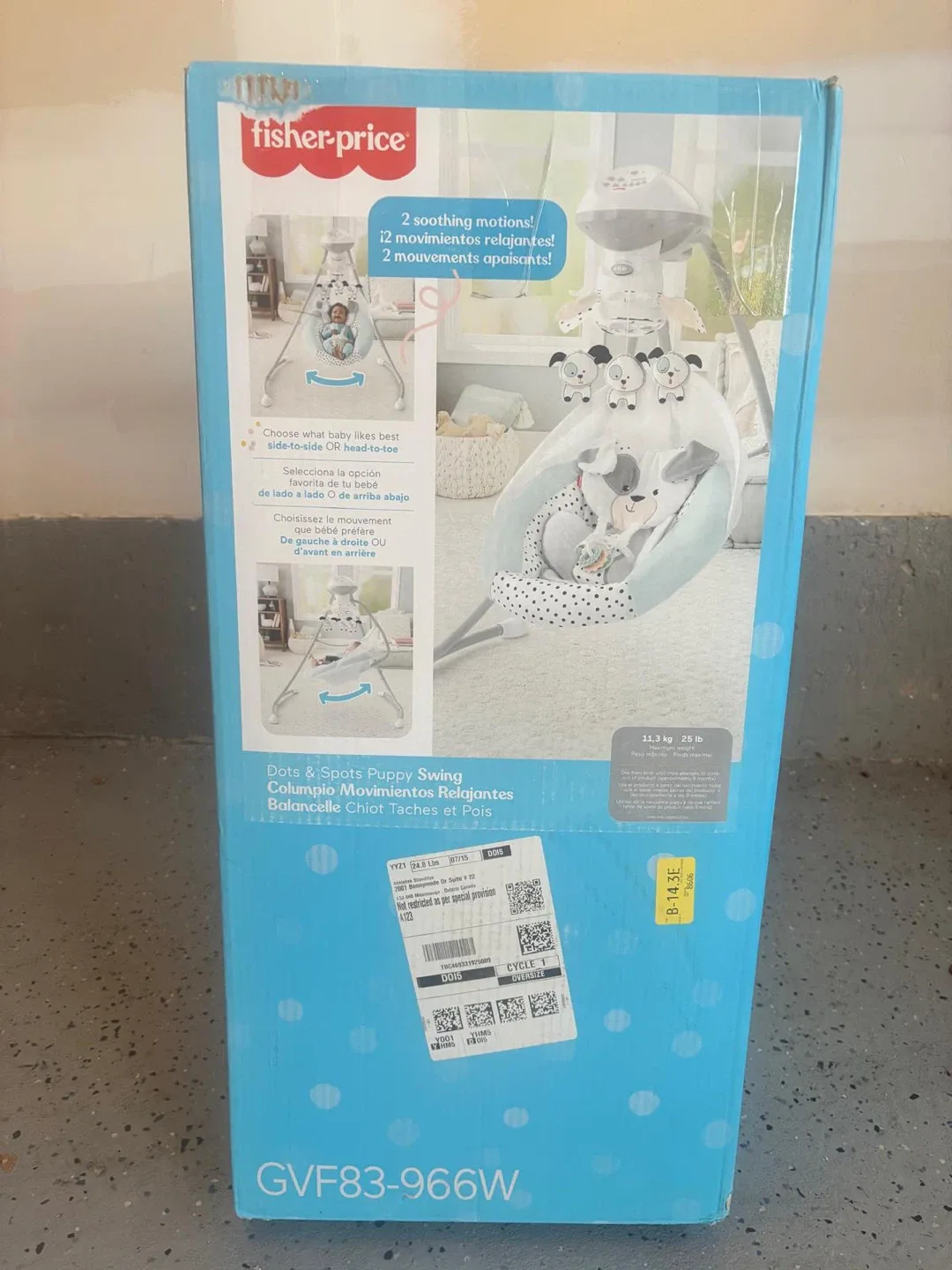 Fisher-Price Dots & Spots Puppy Swing