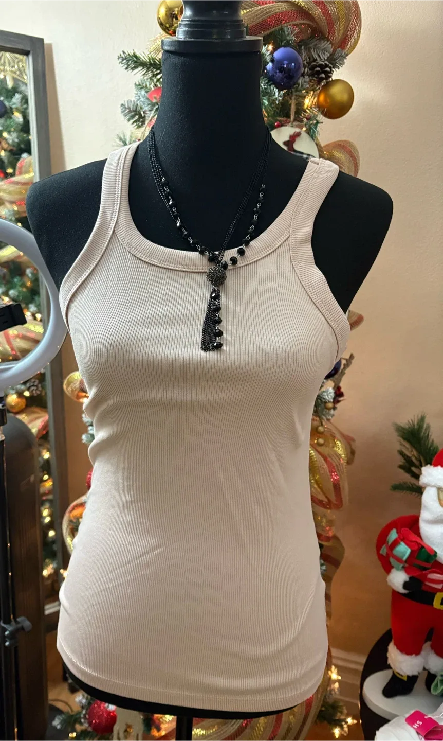 H&M Ribbed Tank Top - Size M