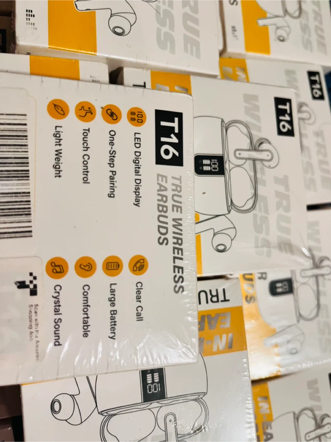 New In Ear Earbuds T16 True Wireless image indicator(3)