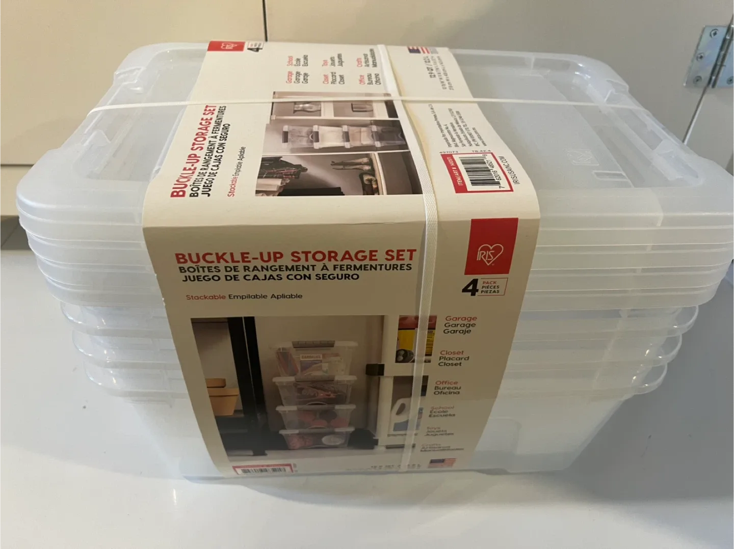 Buckle-Up Storage Set - 4 Pack