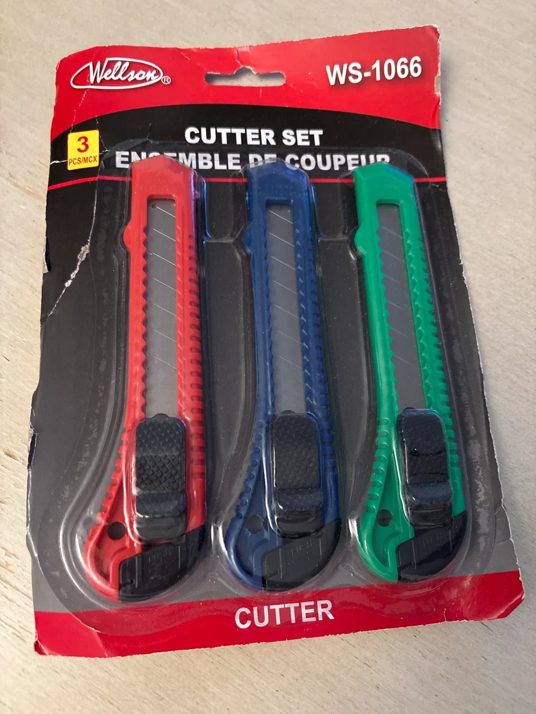 Wellson WS-1066 Cutter Set (3 Pieces)