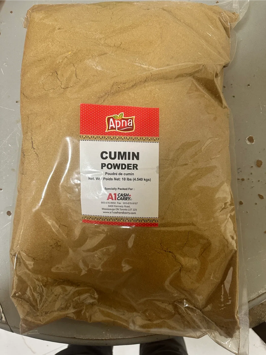 Apna Cumin Powder - 10 lbs