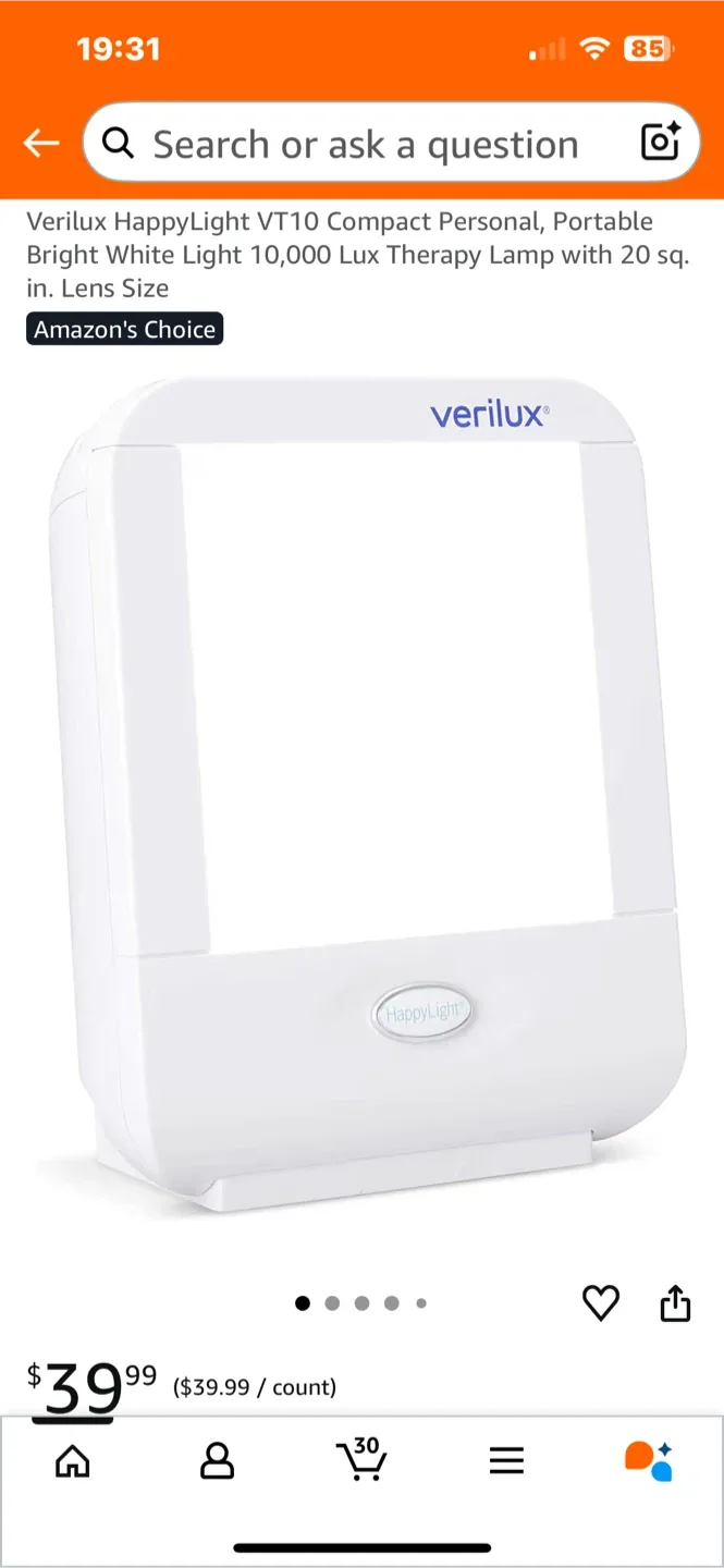 Verilux HappyLight Compact Energy Lamp