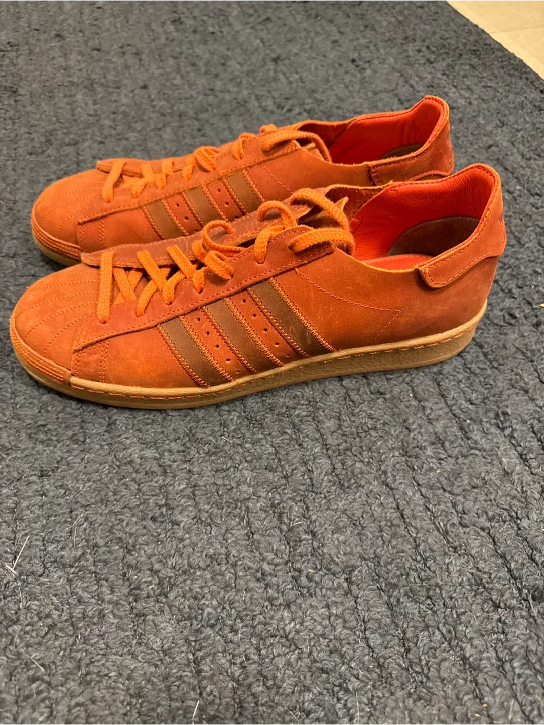 Adidas Superstar Orange Shoes