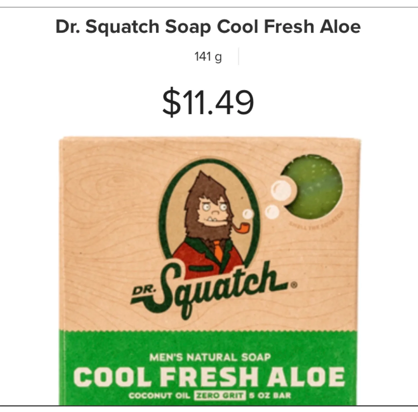 Dr Squatch Natural Soap: Cool Fresh Aloe image indicator(6)