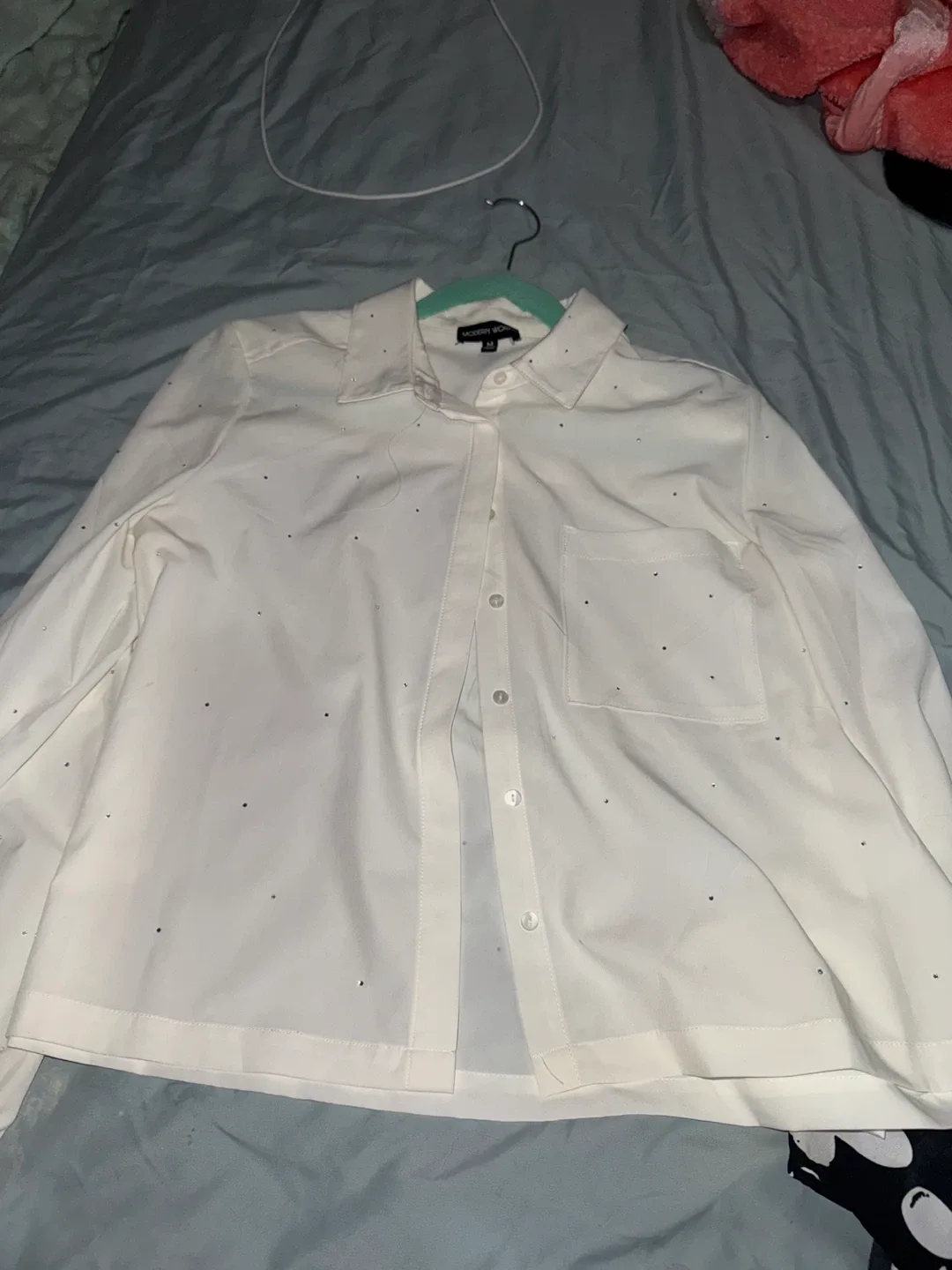 Modern Works White Blouse - Size M