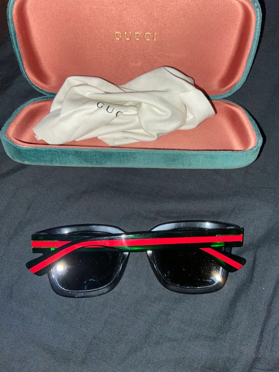 Gucci Black Sunglasses with Case