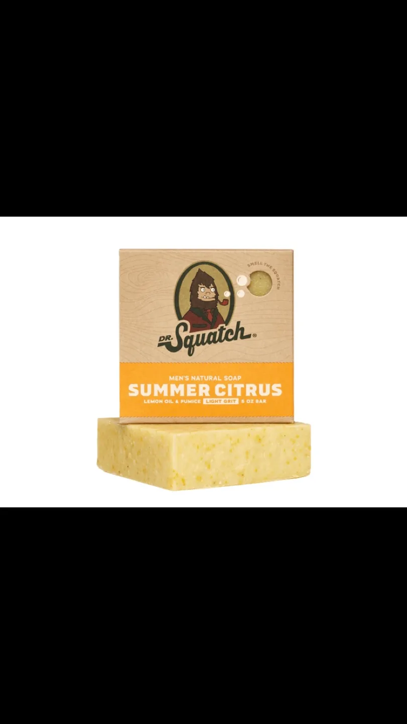 Dr Squatch Vegan Soap: Summer Citrus