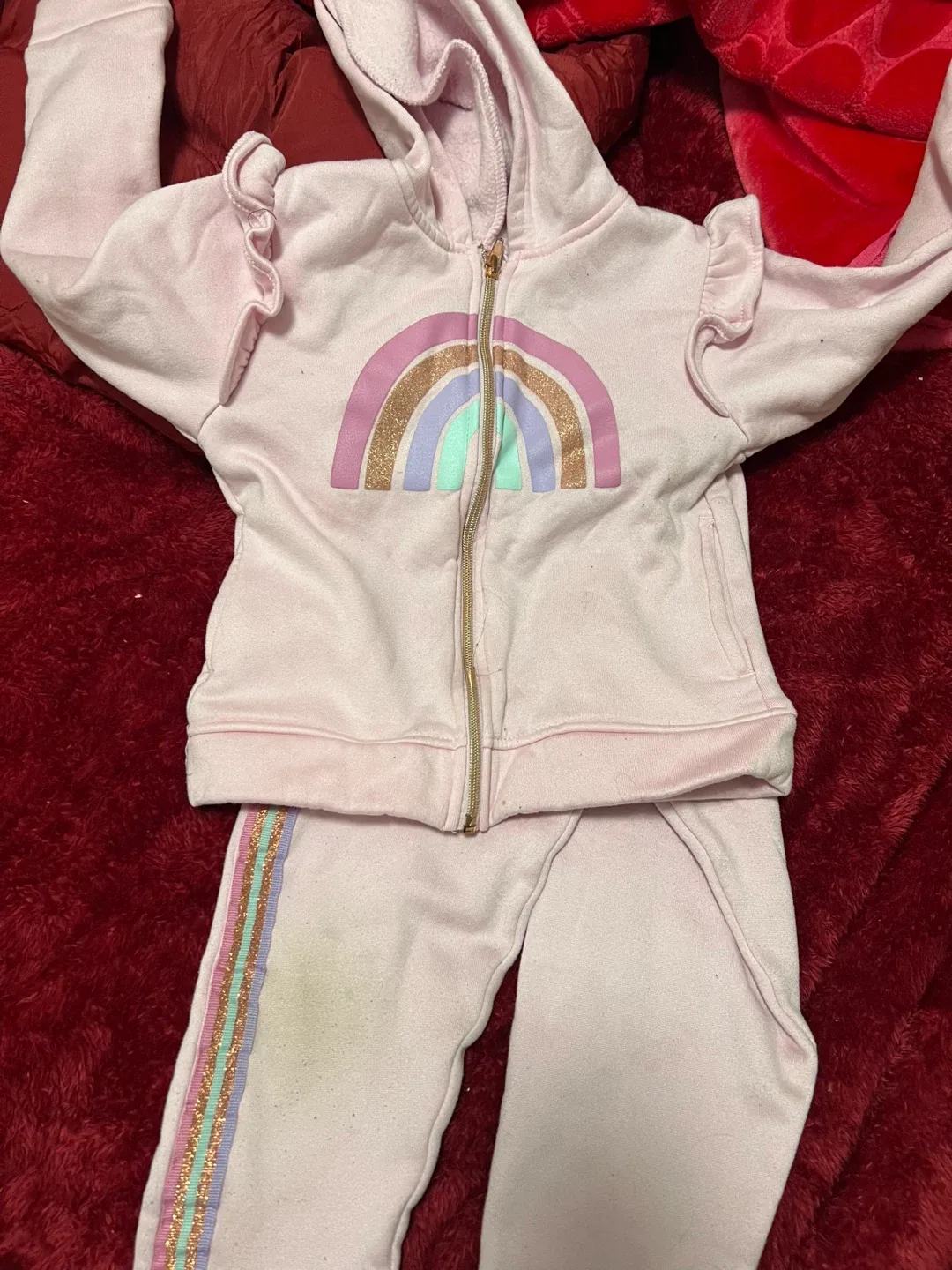 Penelope Mack 6X Pink Rainbow Tracksuit