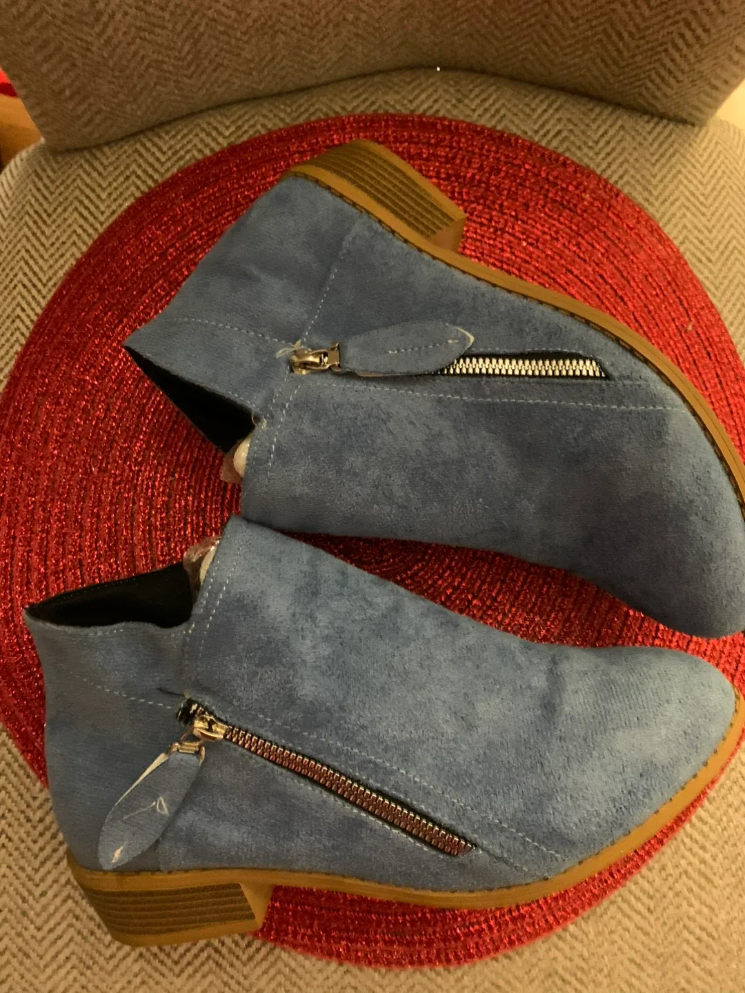 Blue Ankle Boots - Size 10 image indicator(2)