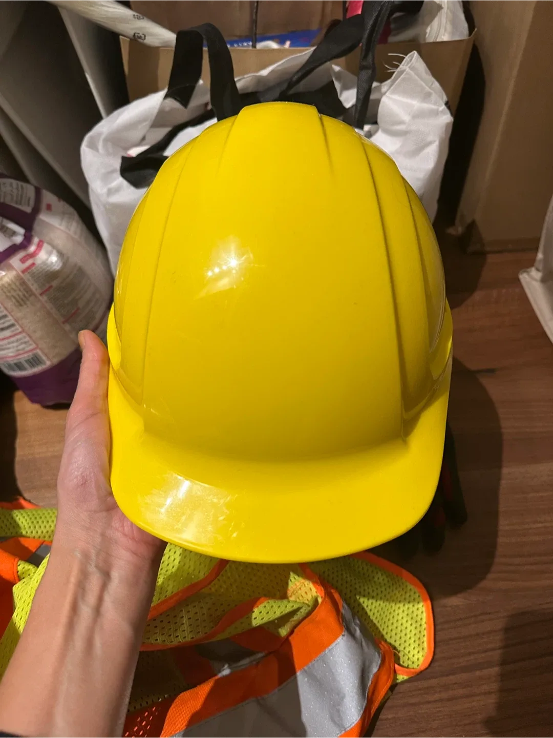 Construction Gloves, Safety Vest, Hard Hat & Masks image indicator(6)