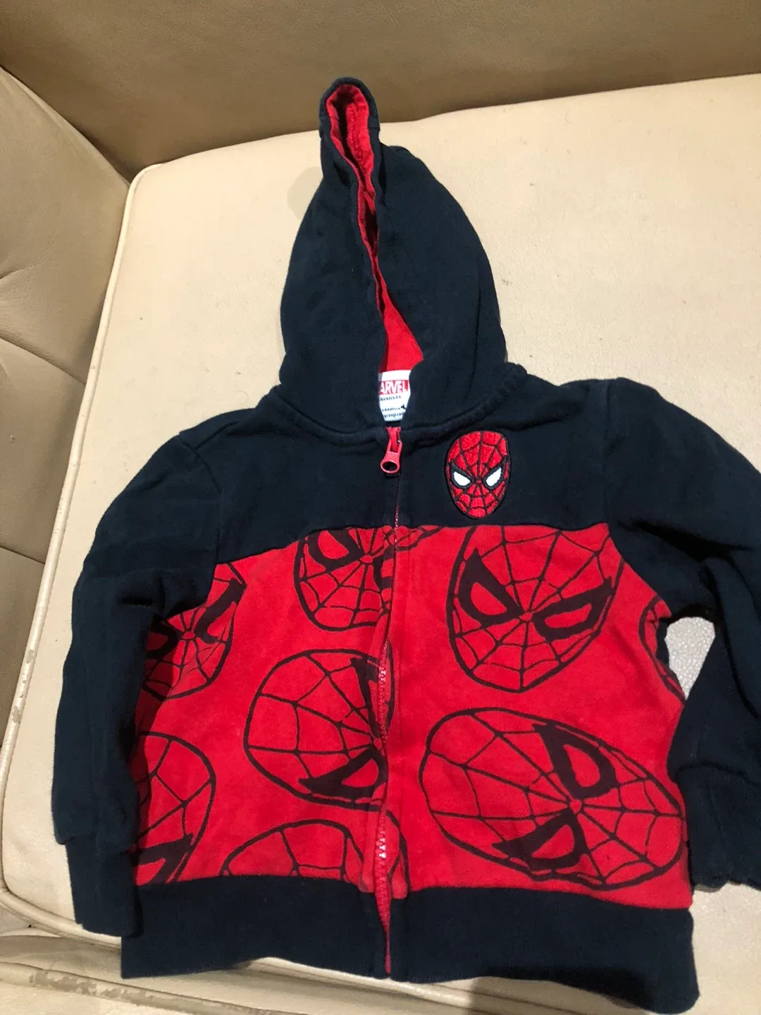 Size 2Y Columbia Snowsuit & Marvel Spiderman Hoodie image indicator(5)