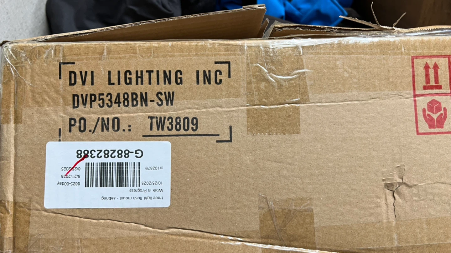New DVI Lighting Milan Flushmount