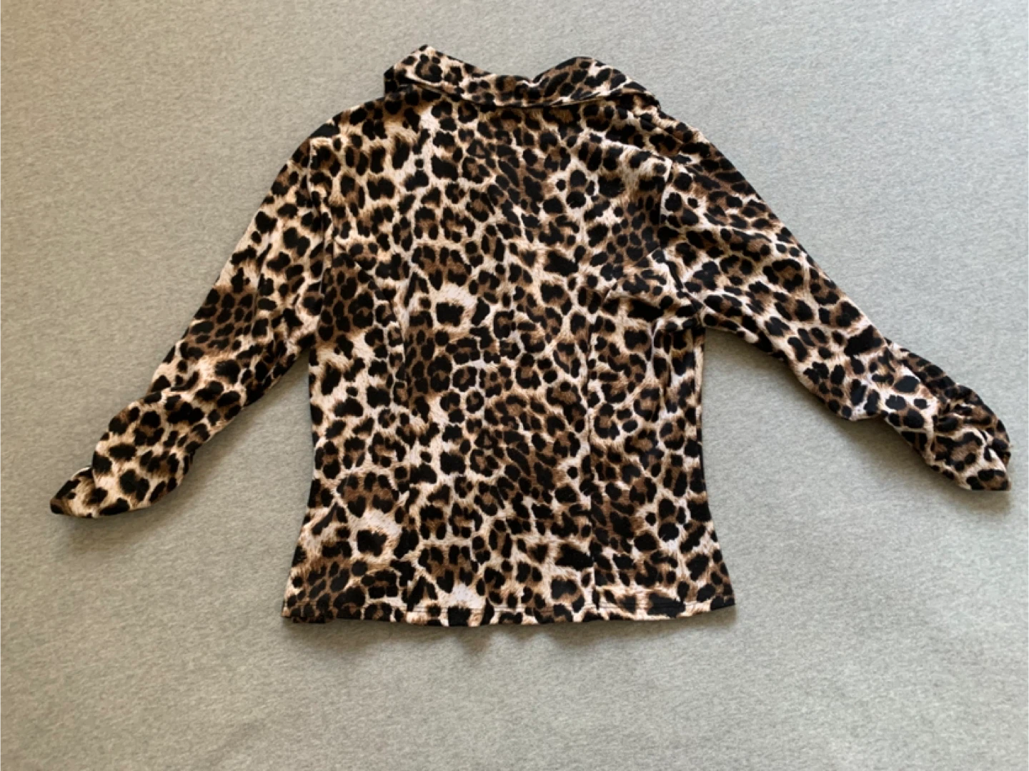 Charlotte Russe Single Button Leopard Print Blazer - Size L - photo 2