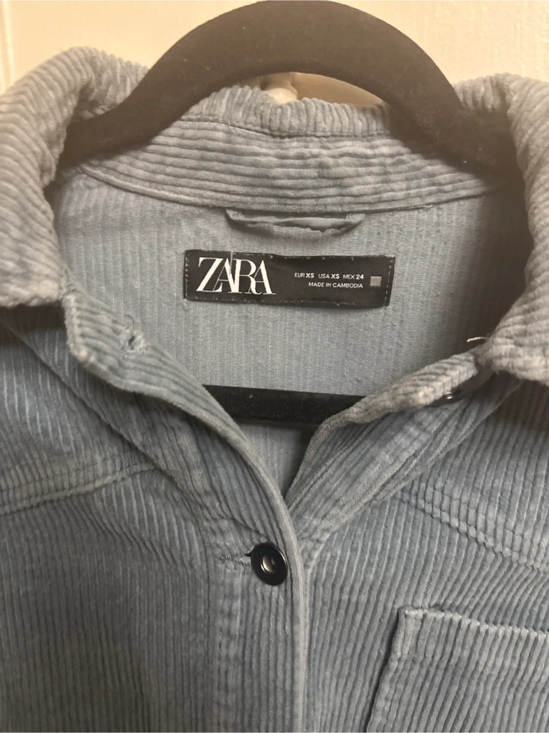 Zara Corduroy Shirt Jacket - XS image indicator(3)