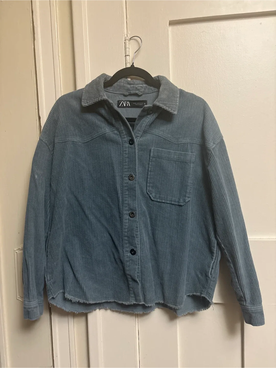 Zara Corduroy Shirt Jacket - XS