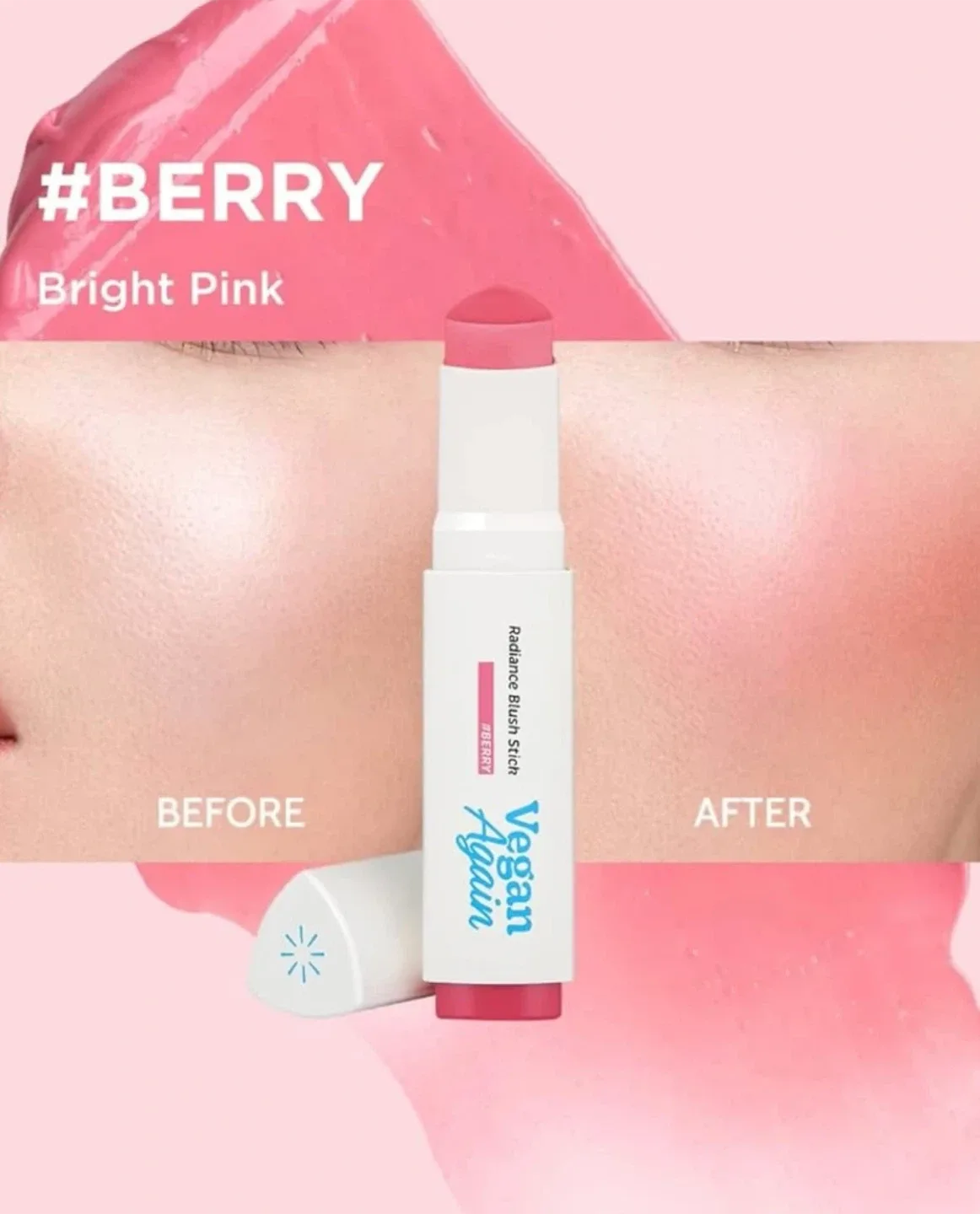 Touch in SOL Korean Radiance Blush Stick in Berry image indicator(5)