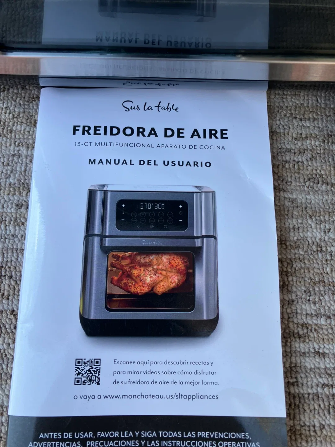 Sur la table Freidora de Aire 13-CT Multifuncional image indicator(2)